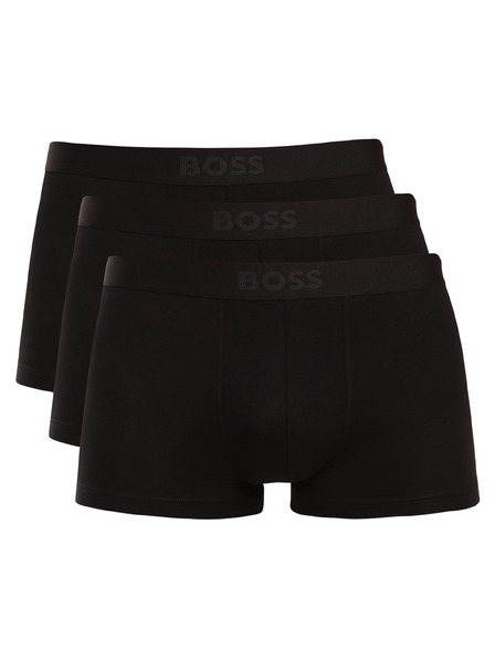 BOSS Három darabos csomag - BOSS férfi boxeralsó fekete