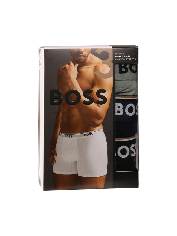 BOSS Három darabos csomag - BOSS férfi boxeralsó többszínű