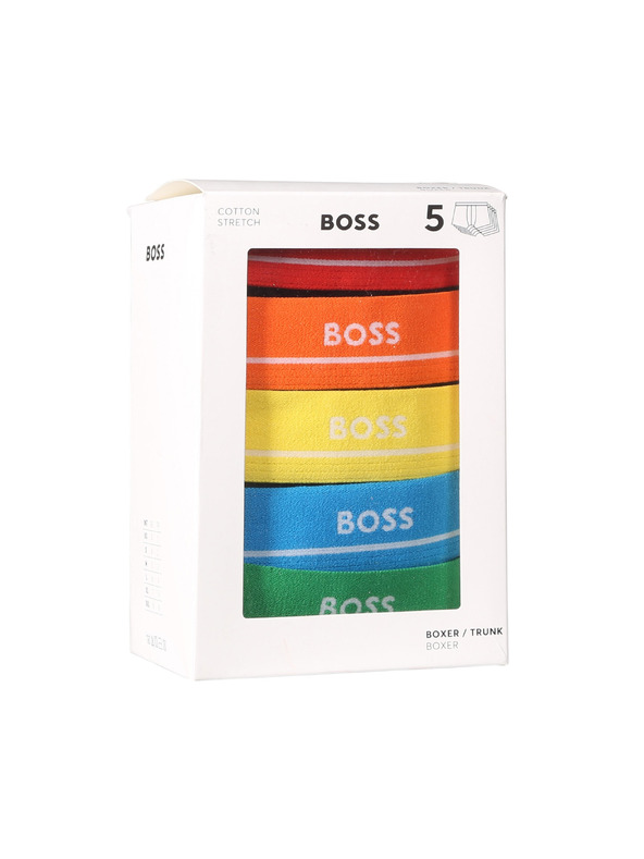BOSS Öt darabos csomag - BOSS férfi boxeralsó fekete