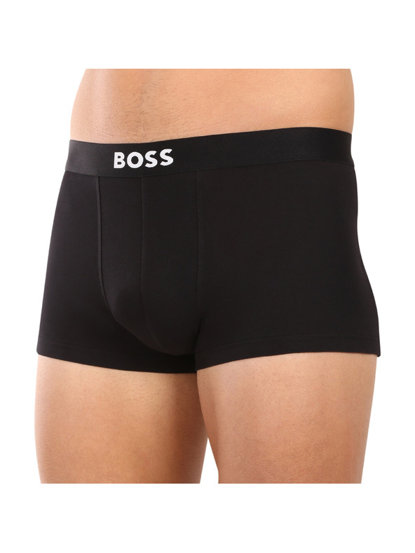 BOSS Három darabos csomag - BOSS férfi boxeralsó fekete