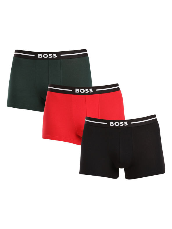 BOSS Három darabos csomag - BOSS férfi boxeralsó többszínű