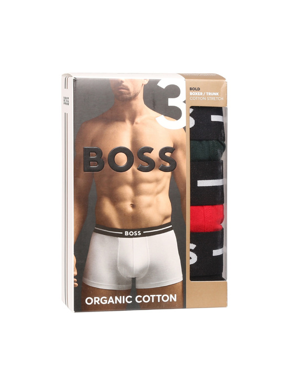 BOSS Három darabos csomag - BOSS férfi boxeralsó többszínű