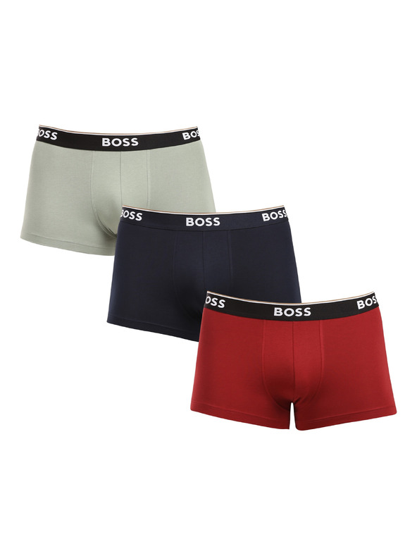 BOSS Három darabos csomag - BOSS férfi boxeralsó többszínű