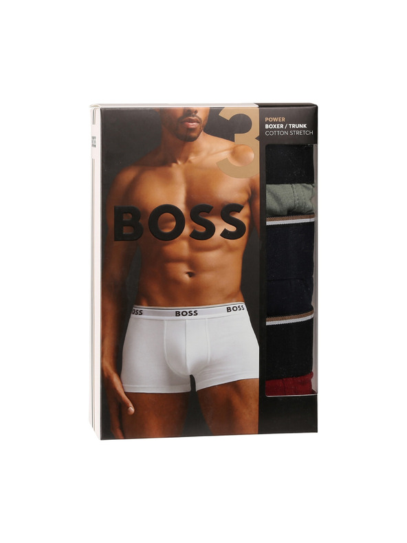 BOSS Három darabos csomag - BOSS férfi boxeralsó többszínű