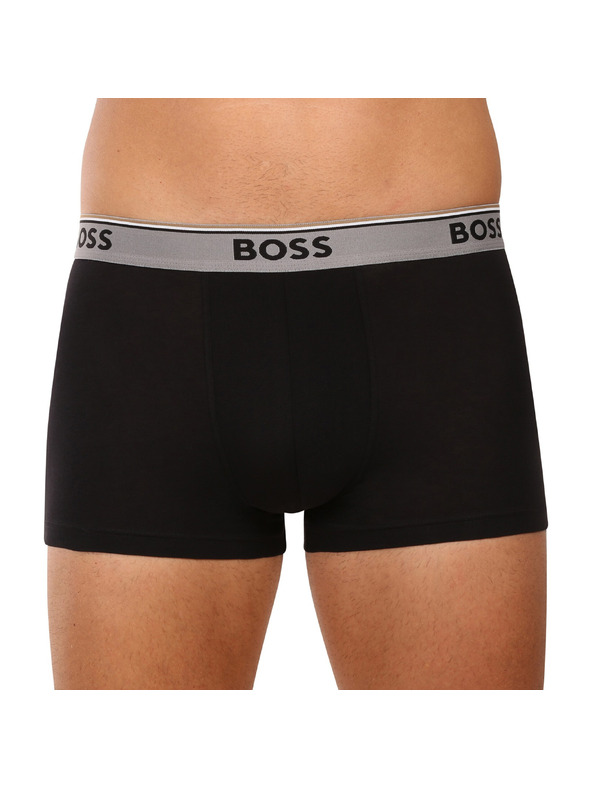 BOSS Három darabos csomag - BOSS férfi boxeralsó fekete