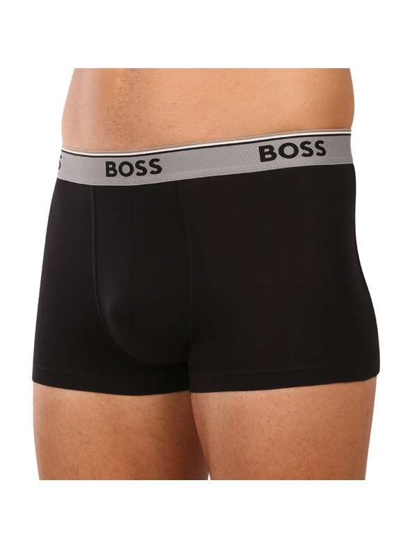 BOSS Három darabos csomag - BOSS férfi boxeralsó fekete