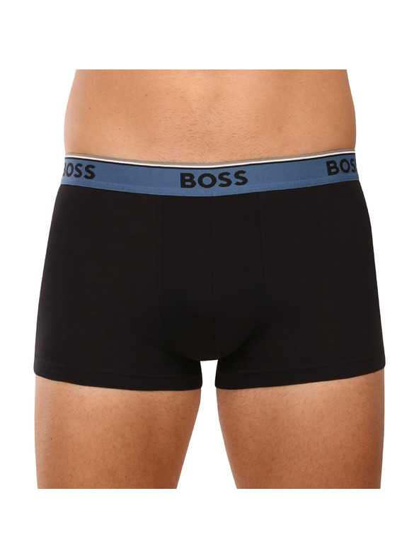 BOSS Három darabos csomag - BOSS férfi boxeralsó fekete