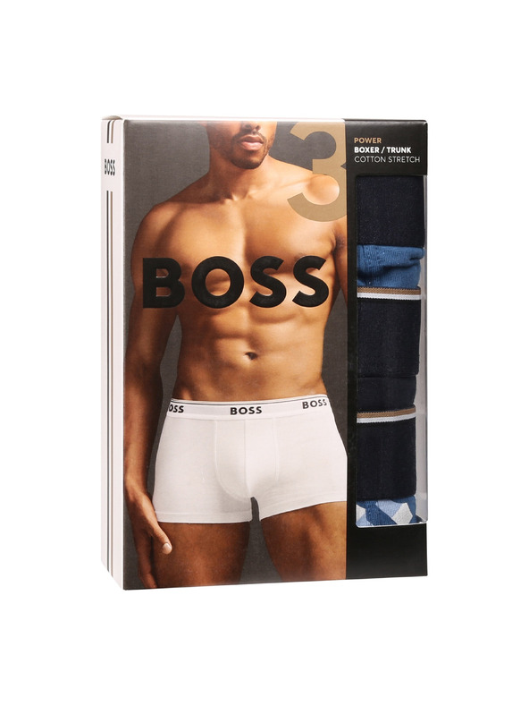 BOSS Három darabos csomag - BOSS férfi boxeralsó többszínű