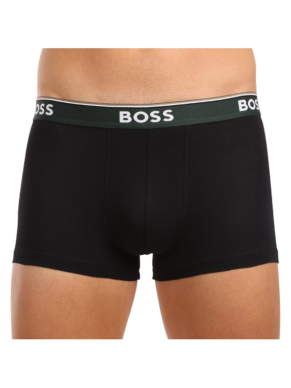 BOSS Három darabos csomag - BOSS férfi boxeralsó fekete