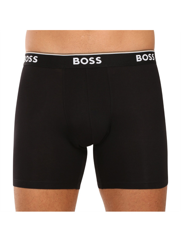 BOSS Három darabos csomag - BOSS férfi boxeralsó fekete