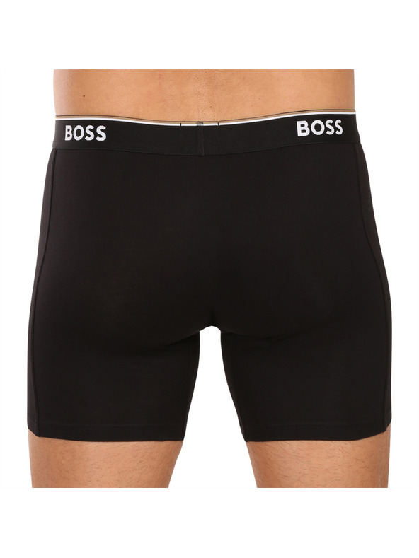 BOSS Három darabos csomag - BOSS férfi boxeralsó fekete