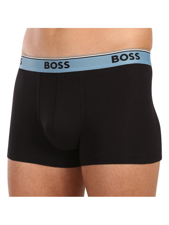 BOSS Három darabos csomag - BOSS férfi boxeralsó fekete