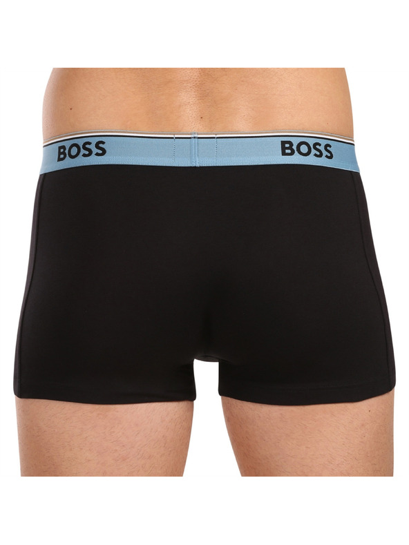 BOSS Három darabos csomag - BOSS férfi boxeralsó fekete