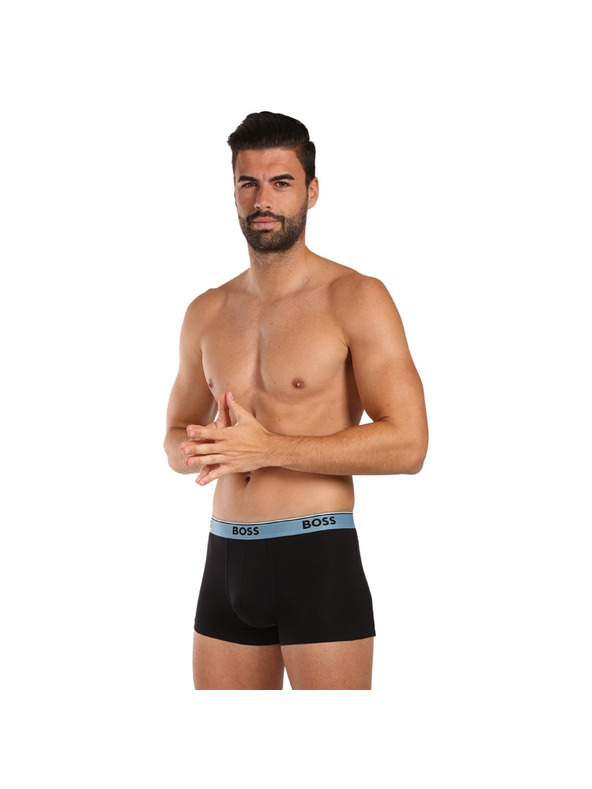 BOSS Három darabos csomag - BOSS férfi boxeralsó fekete