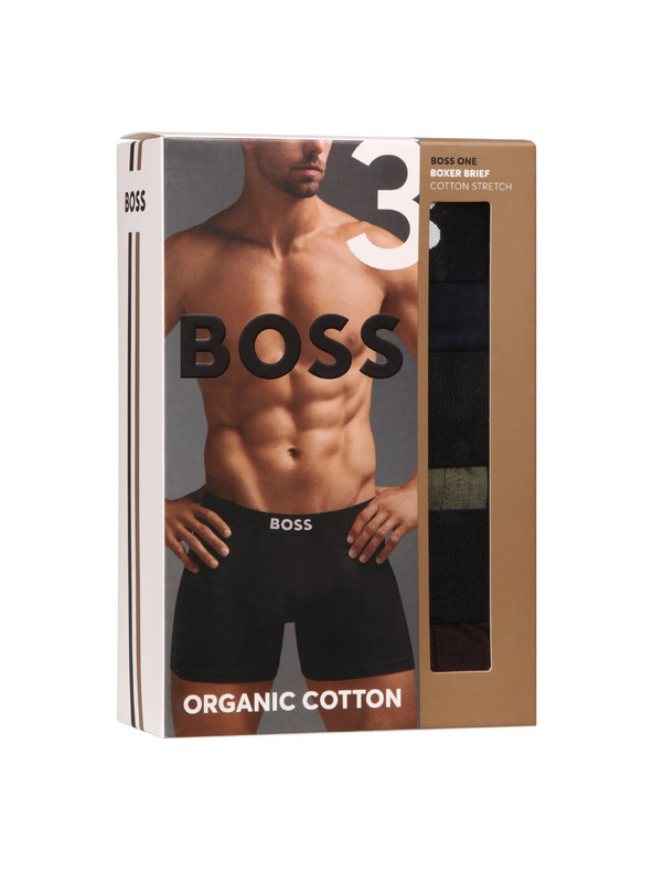 BOSS Három darabos csomag - BOSS férfi boxeralsó többszínű