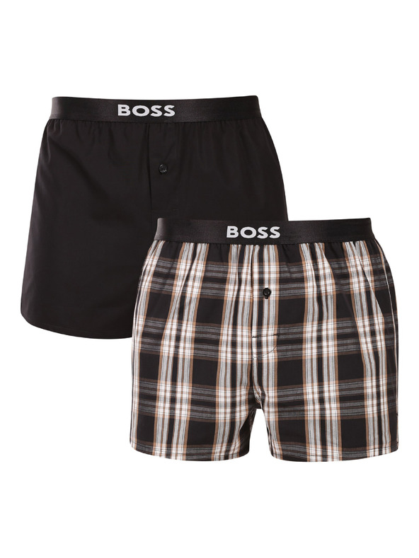 BOSS Két darabos csomag - BOSS férfi boxer rövidnadrág többszínű