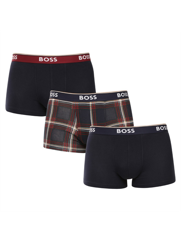 BOSS Három darabos csomag - BOSS férfi boxeralsó többszínű