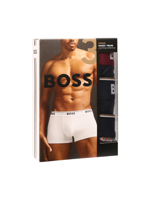BOSS Három darabos csomag - BOSS férfi boxeralsó többszínű