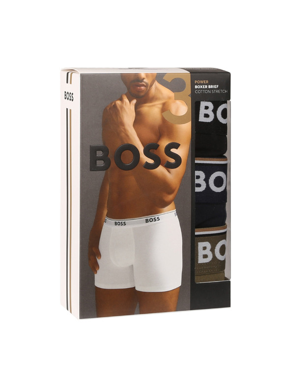 BOSS Három darabos csomag - BOSS férfi boxeralsó többszínű