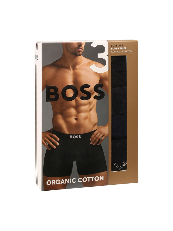 BOSS Három darabos csomag - BOSS férfi boxeralsó többszínű