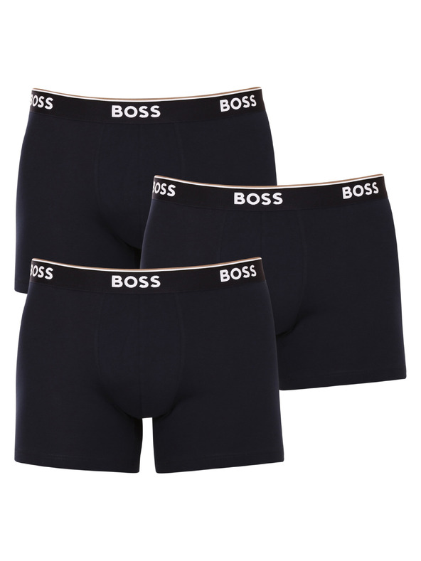 BOSS Három darabos csomag - BOSS férfi boxeralsó sötétkék