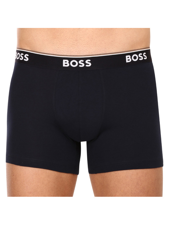 BOSS Három darabos csomag - BOSS férfi boxeralsó sötétkék