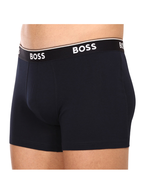 BOSS Három darabos csomag - BOSS férfi boxeralsó sötétkék
