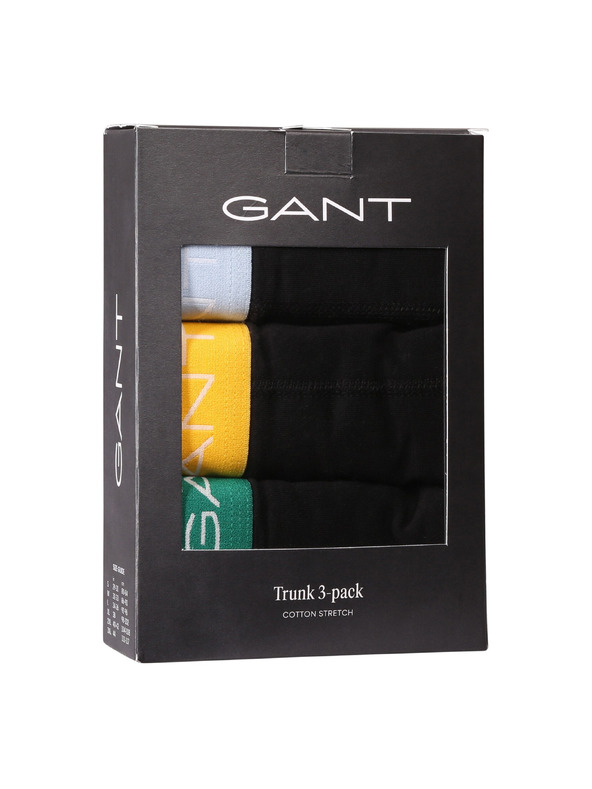 Gant Három darabos szett - férfi boxeralsók Gant fekete