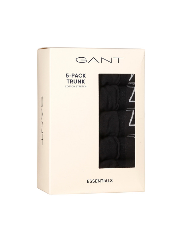 Gant Öt darabos szett - férfi boxeralsók Gant fekete