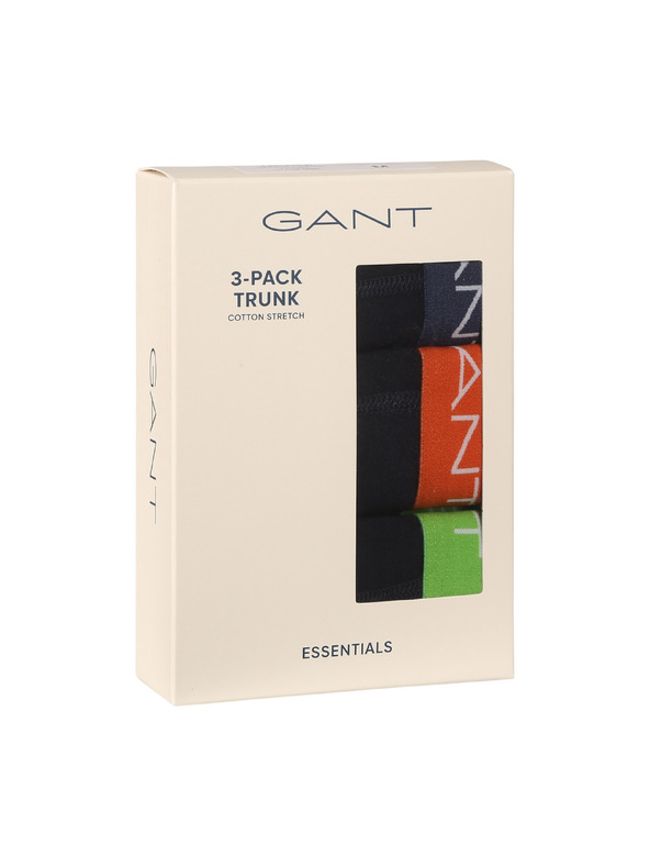 Gant Három darabos szett - férfi boxeralsók Gant fekete