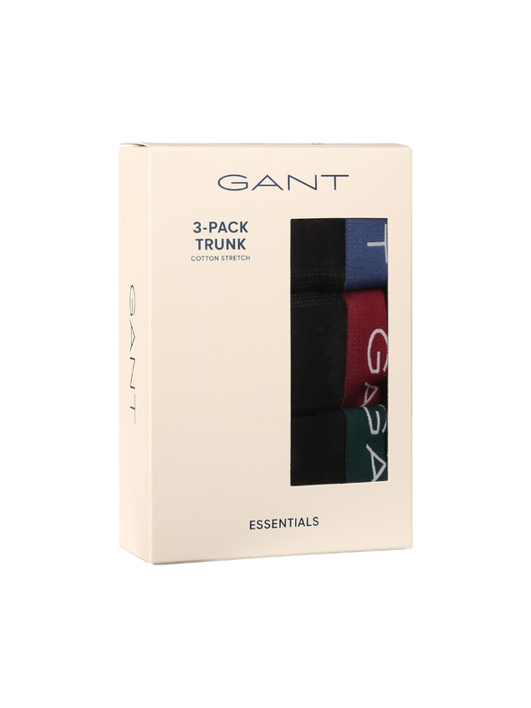 Gant Három darabos szett - férfi boxeralsók Gant fekete