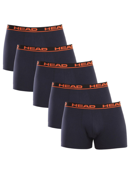 Head Férfi boxeralsó szett 5 darab - HEAD sötétkék