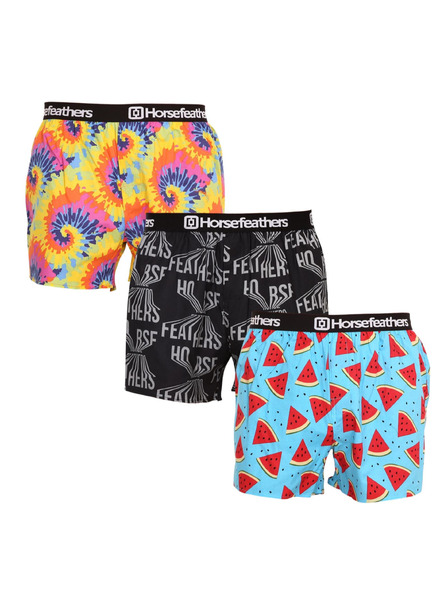 Horsefeathers Háromdarabos szett - Horsefeathers Frazier többszínű férfi boxer