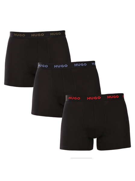 HUGO Háromdarabos szett - HUGO férfi boxeralsó fekete