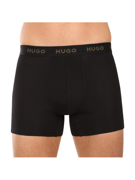 HUGO Háromdarabos szett - HUGO férfi boxeralsó fekete