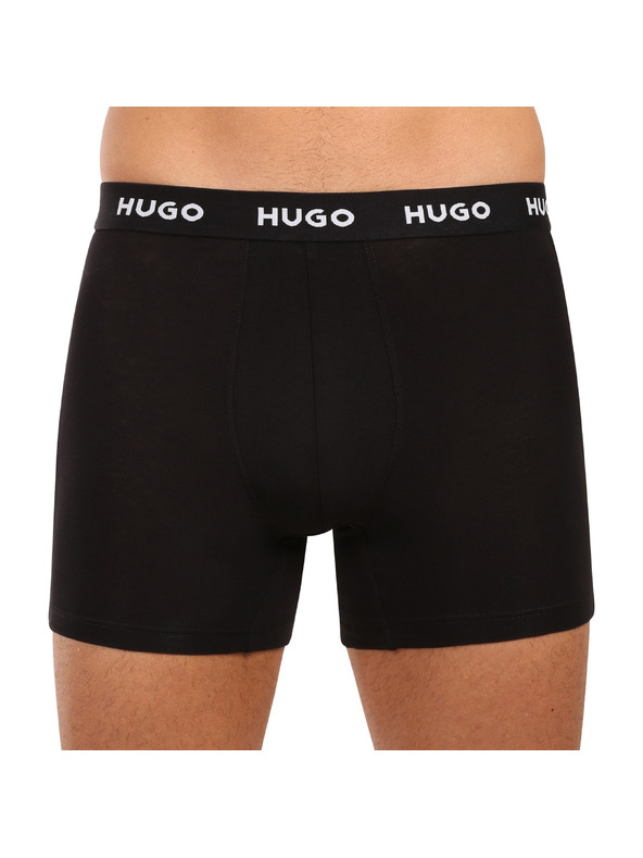 HUGO Háromdarabos szett - HUGO férfi boxeralsó fekete