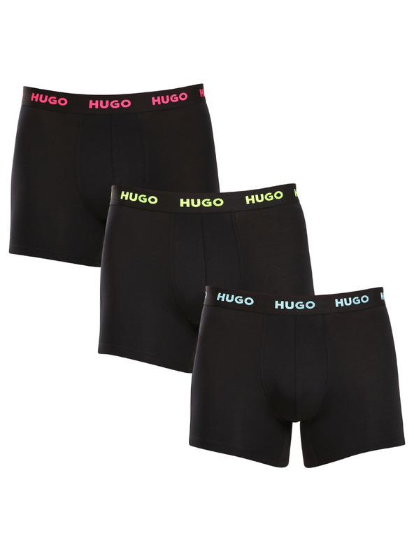 HUGO Háromdarabos szett - HUGO férfi boxeralsó fekete