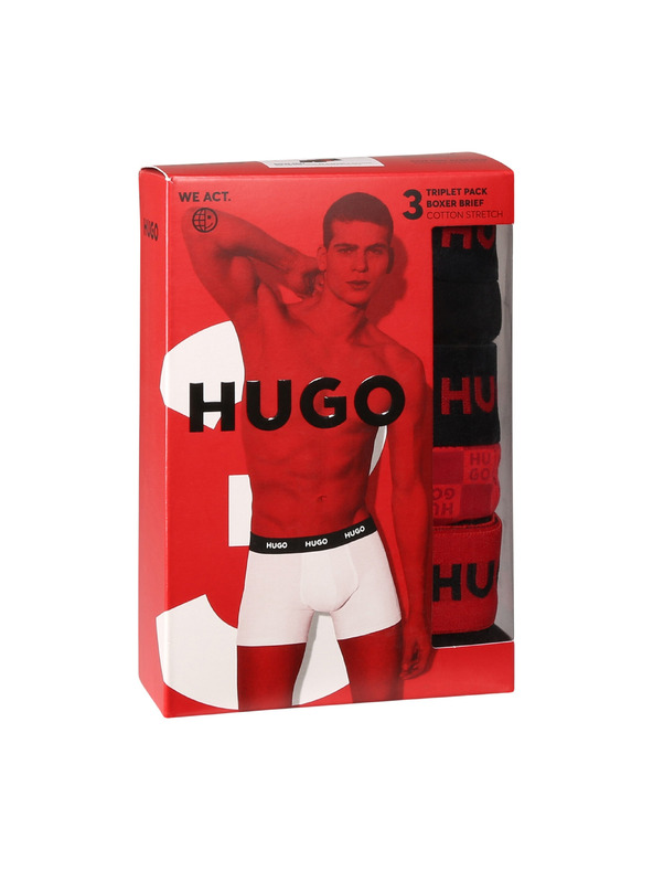 HUGO Háromdarabos szett - HUGO férfi boxeralsó többszínű