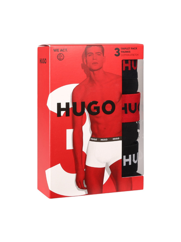 HUGO Háromdarabos szett - HUGO férfi boxeralsó többszínű