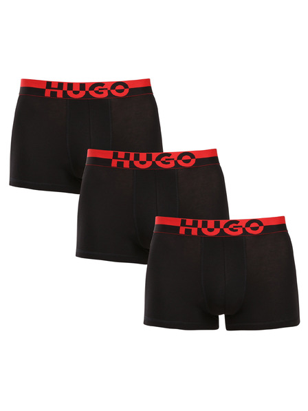 HUGO Háromdarabos szett - HUGO férfi boxeralsó fekete
