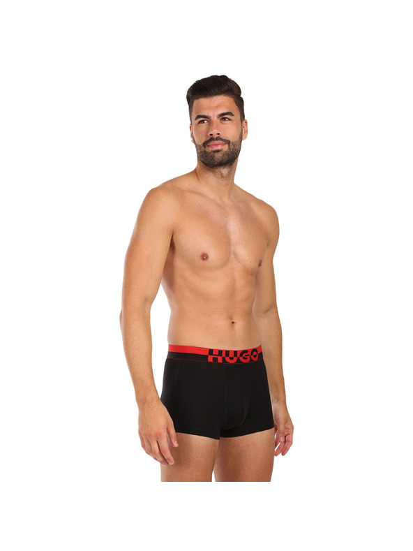 HUGO Háromdarabos szett - HUGO férfi boxeralsó fekete