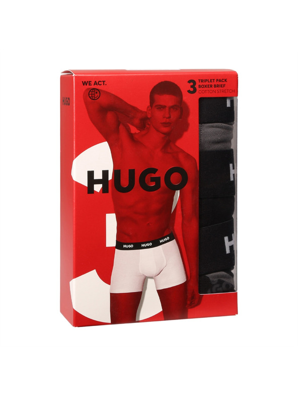 HUGO Háromdarabos szett - HUGO férfi boxeralsó többszínű