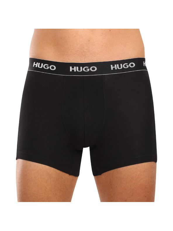 HUGO Háromdarabos szett - HUGO férfi boxeralsó fekete