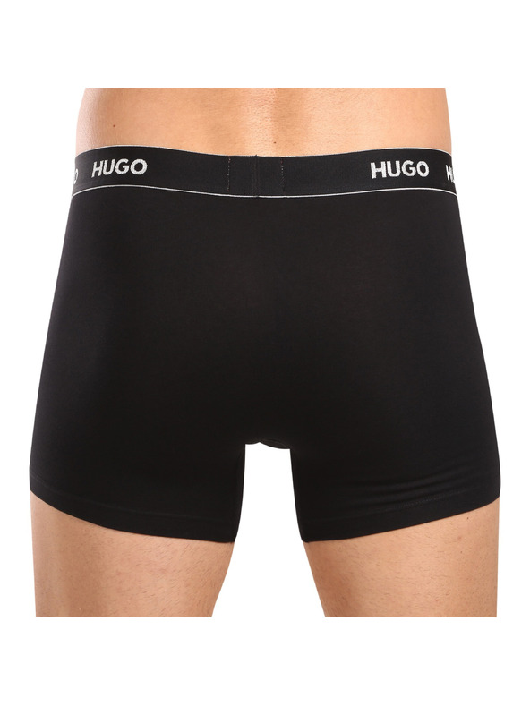 HUGO Háromdarabos szett - HUGO férfi boxeralsó fekete