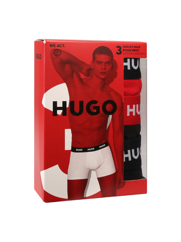 HUGO Háromdarabos szett - HUGO férfi boxeralsó többszínű