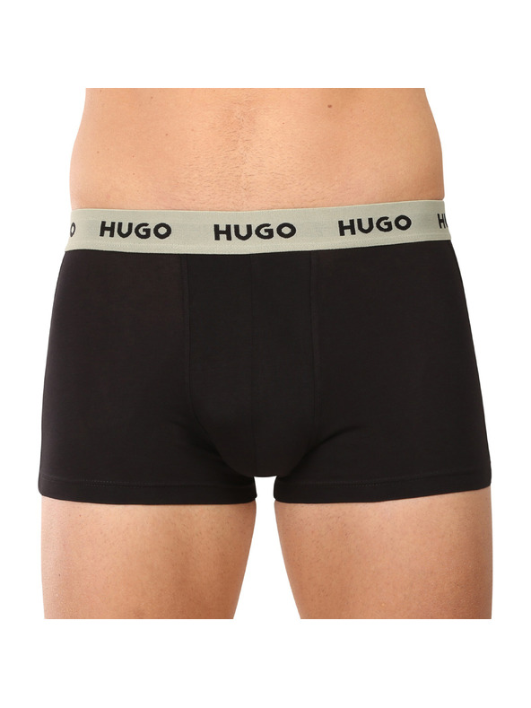 HUGO Háromdarabos szett - HUGO férfi boxeralsó fekete