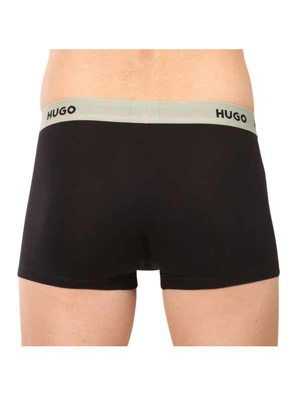 HUGO Háromdarabos szett - HUGO férfi boxeralsó fekete