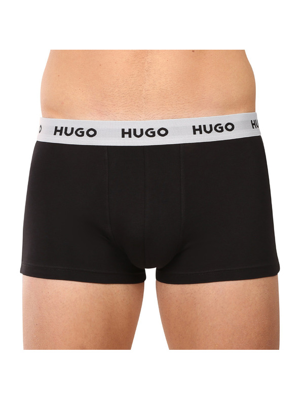 HUGO Háromdarabos szett - HUGO férfi boxeralsó fekete