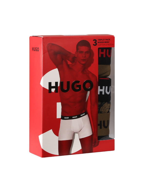 HUGO Háromdarabos szett - HUGO férfi boxeralsó többszínű