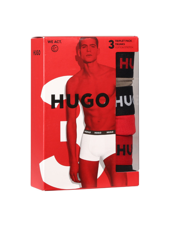HUGO Háromdarabos szett - HUGO férfi boxeralsó többszínű